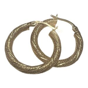 10k Solid Gold Hoops